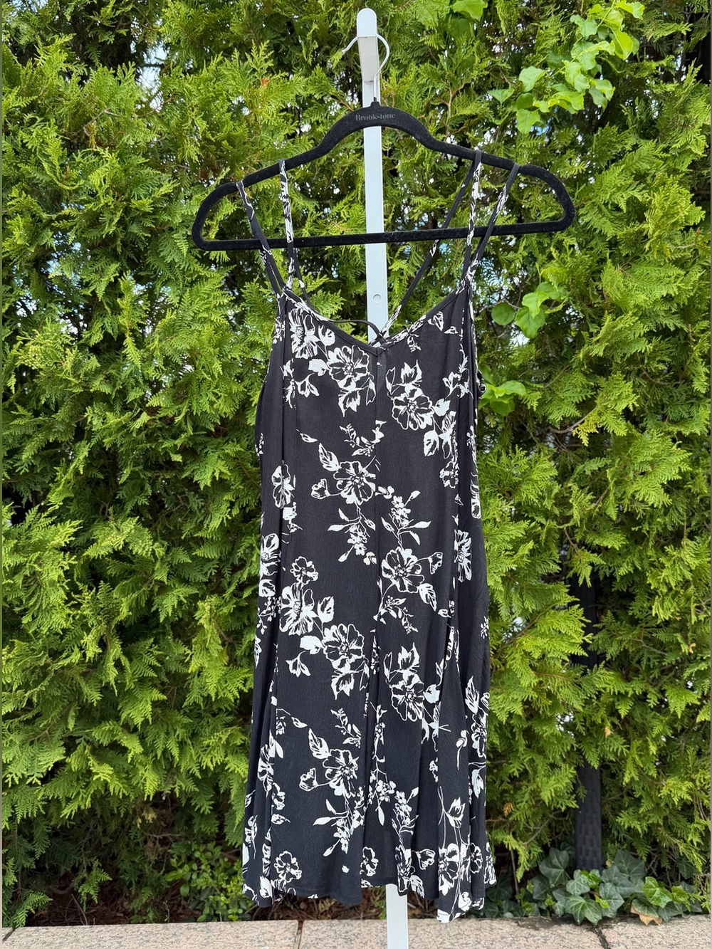 Black & White Floral Dress
